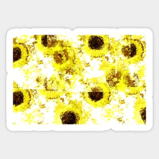 sunny flowers Sticker